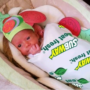 New Baby Subway Sandwich Costume 0-18 mo